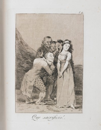 Planche de Los Caprichos, 1797-1798 - Francisco de Goya